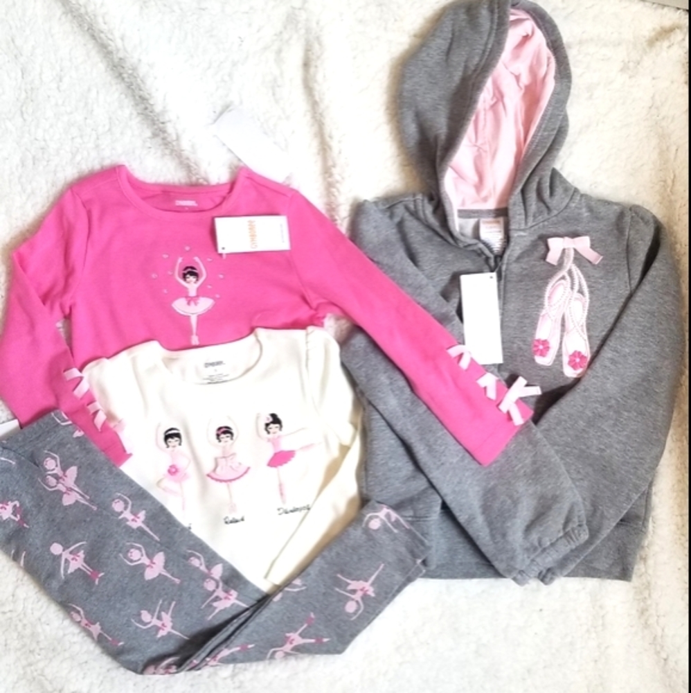 Gymboree Girls Ballerina Hoodie Rare - Picture 5 of 12